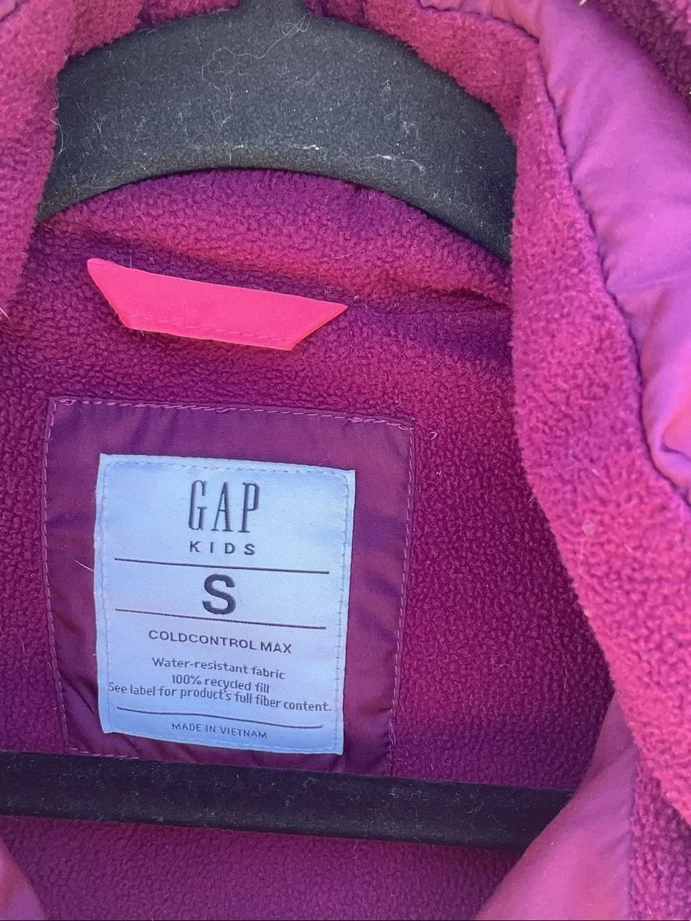 Take 50% OFF- Gap Kids Colorblock Hooded Puffer Jacket - Size-S